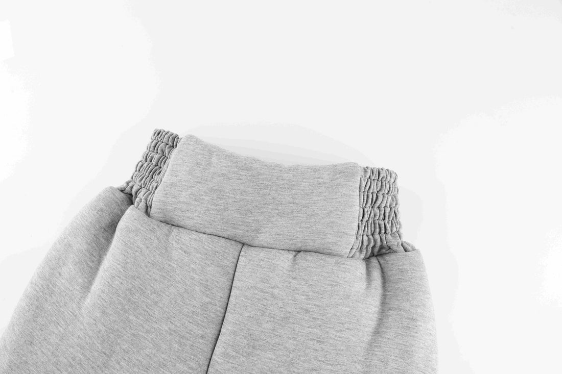 TE.COM Cotton-filled wide-leg flared pants