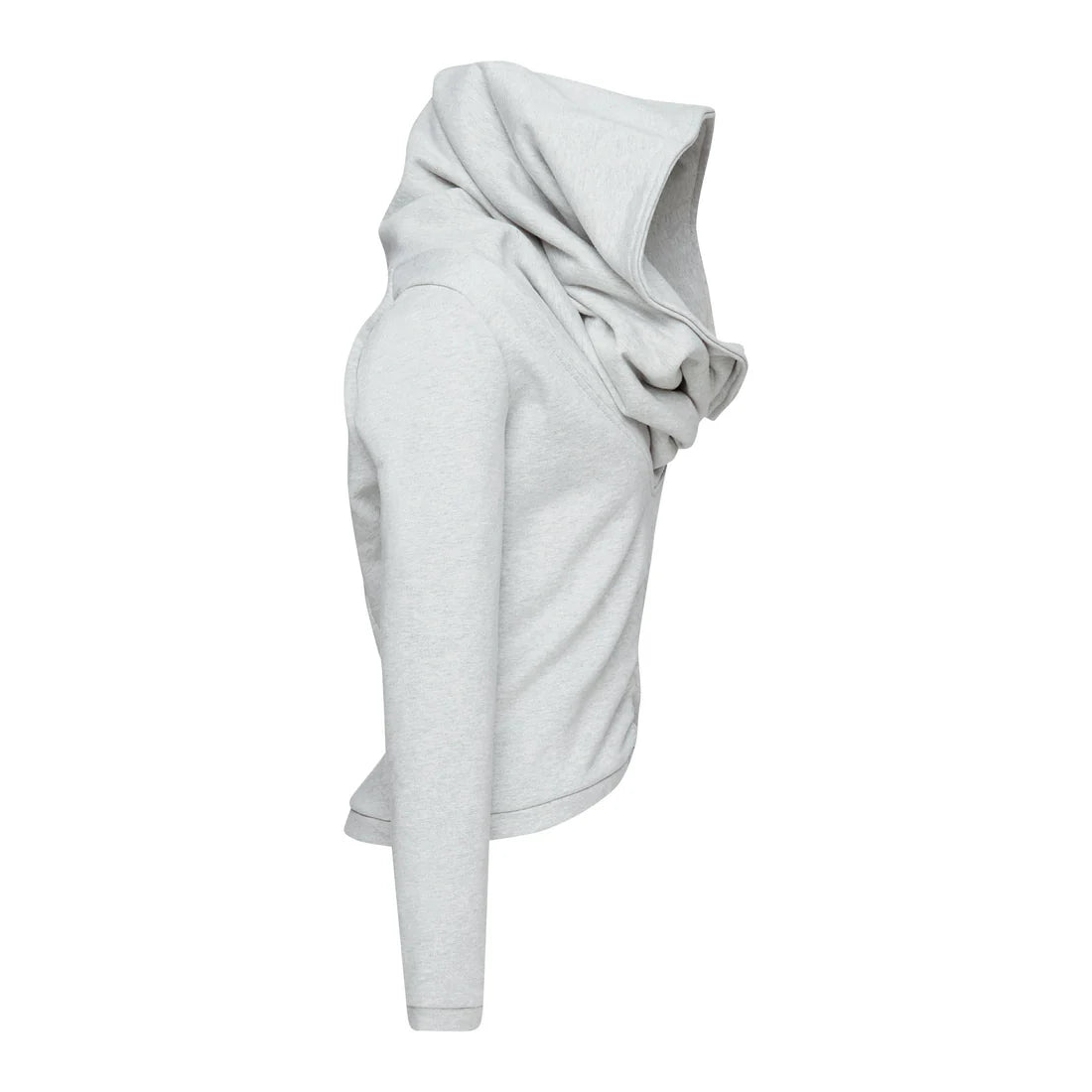 TE.COM Multi-Way Oversized Layered Collar Sweatshirt