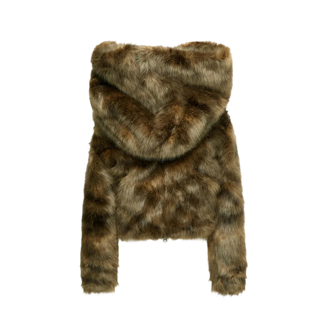 TE.COM Faux Mink Fur Coat (Short/Long 2-Way)
