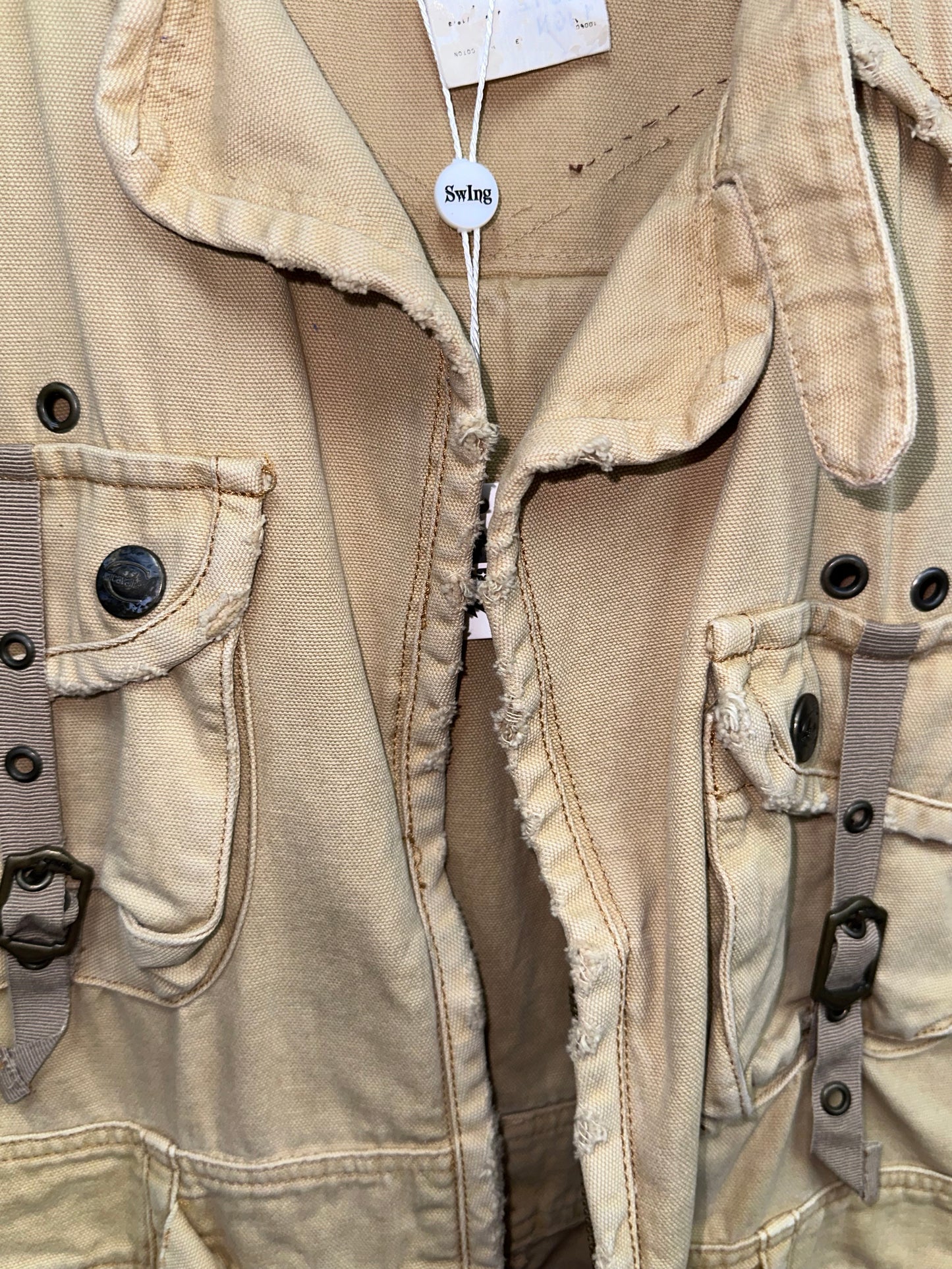 JUST CAVALLI Yellow Multi-pocket Jacket