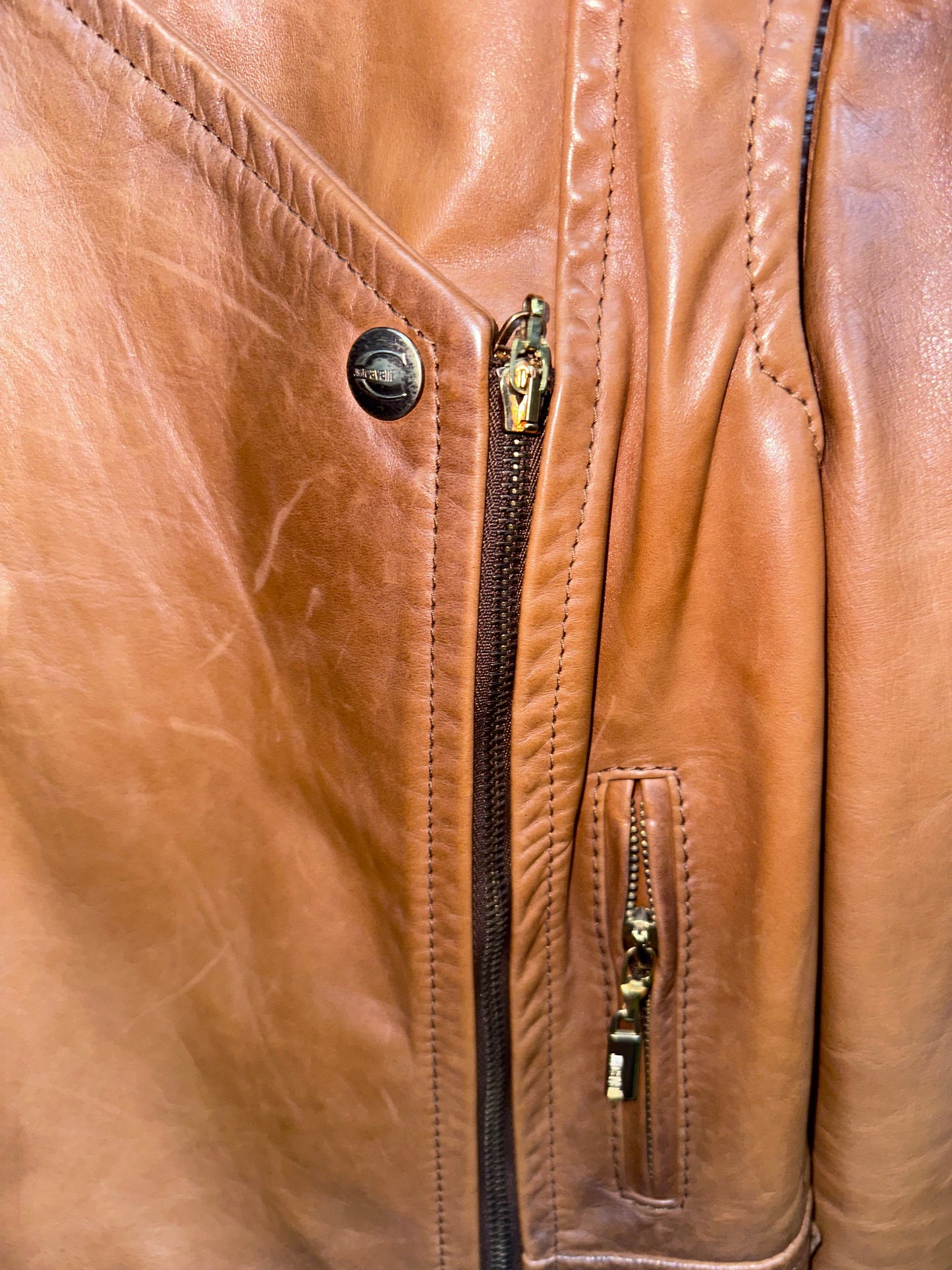 ROBERTO CAVALLI Vintage Distressed Jacket