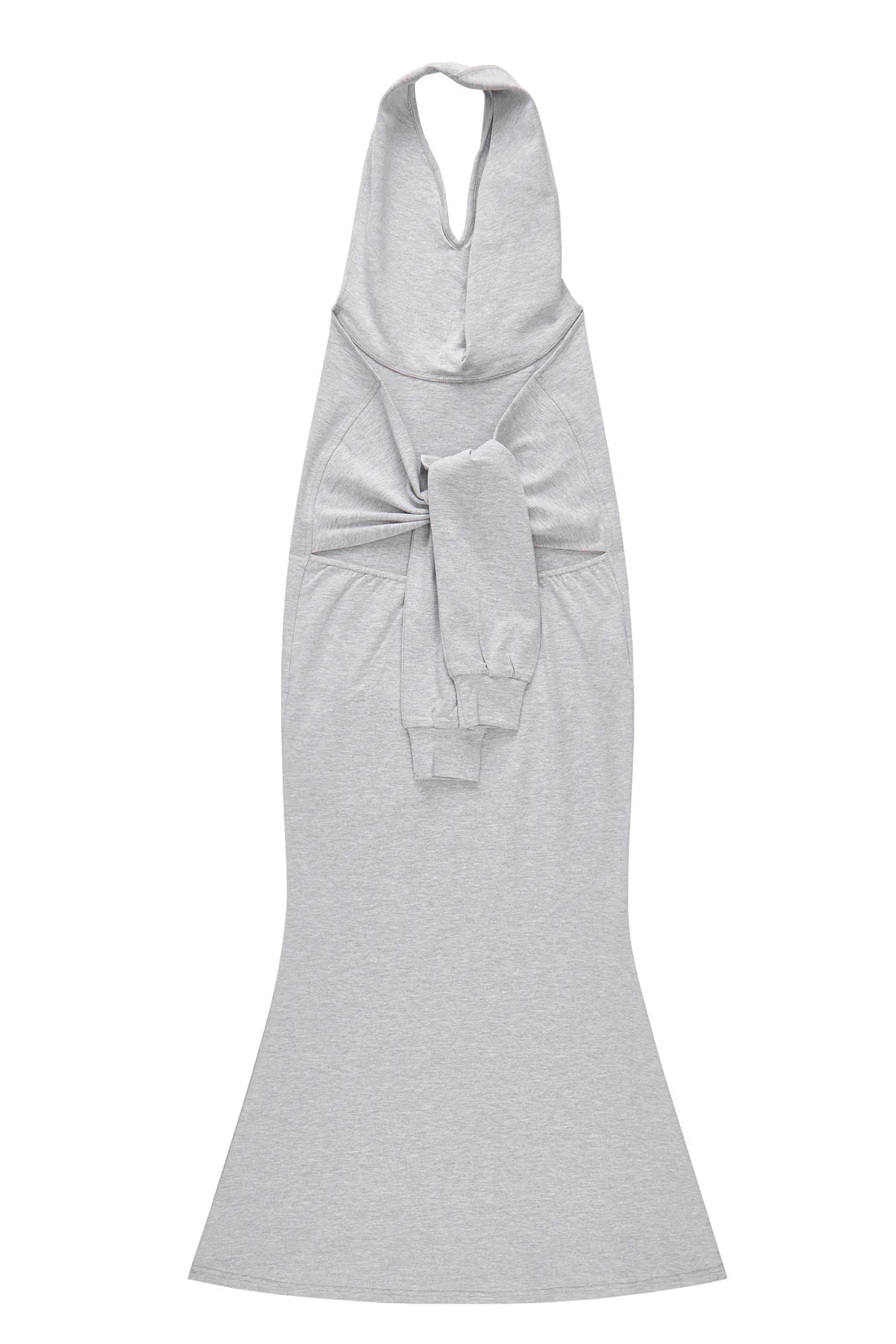 TE.COM Speaker Component Distressed Hoodie Dress