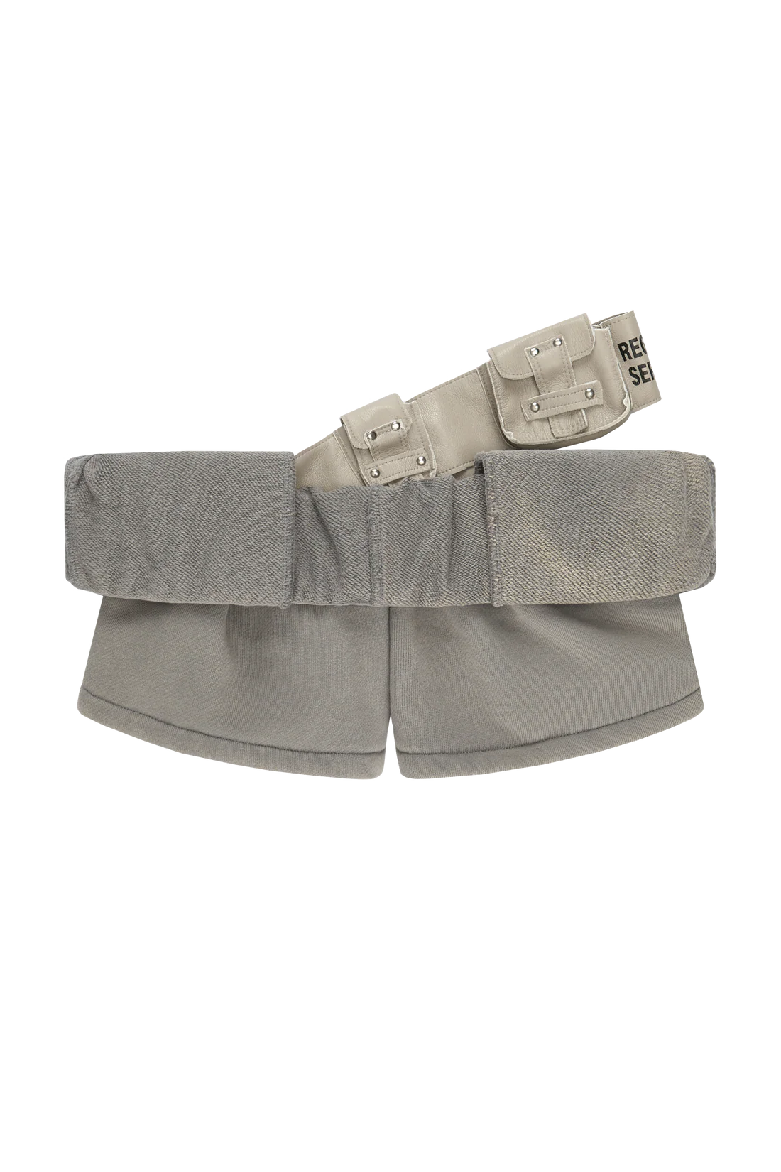 TE.COM Rolled-down Waist Ultra-short Shorts