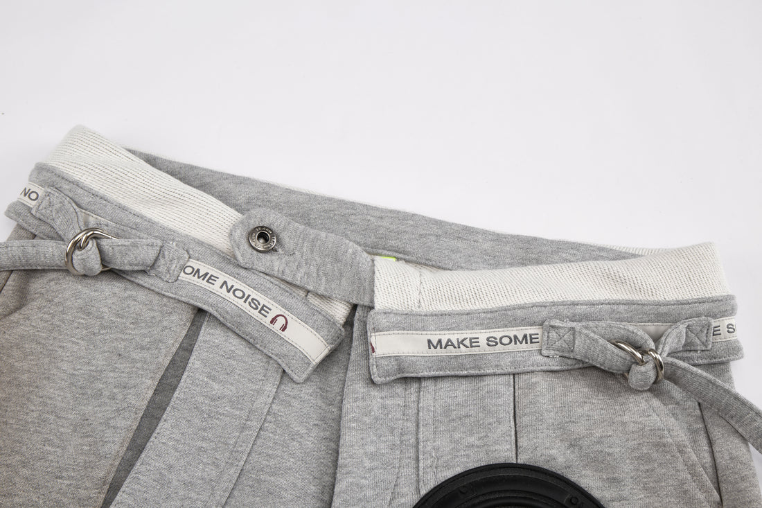 TE.COM Speaker Component Washed Pants