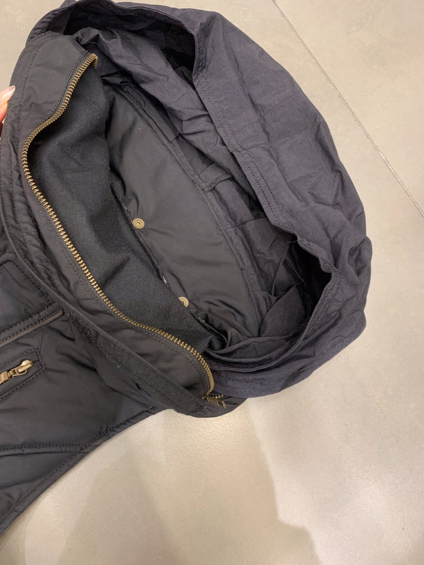 L.G.B Black Slim-Fit Padded Vest