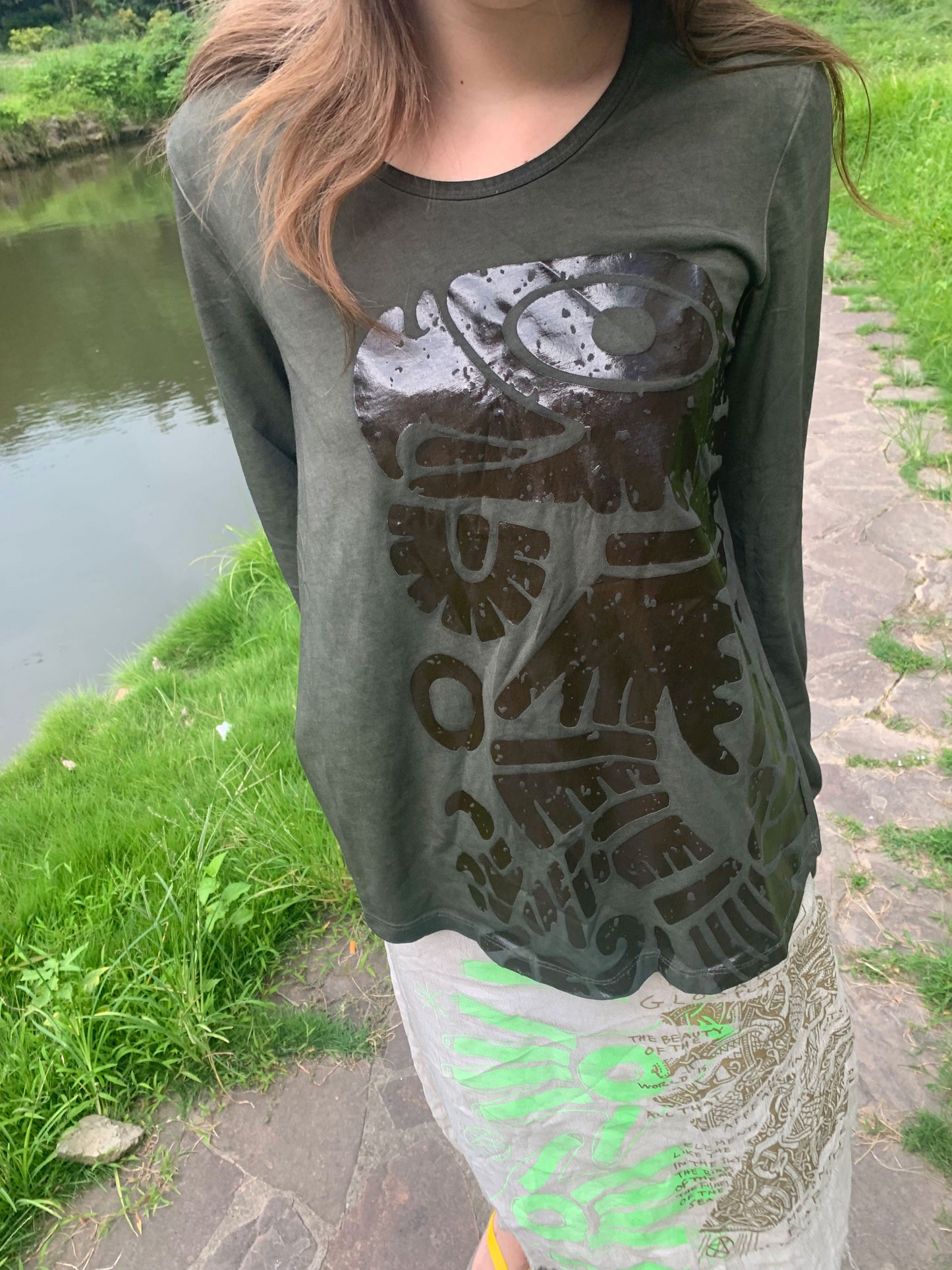 TexEvasion Printed Long-Sleeve T-Shirt