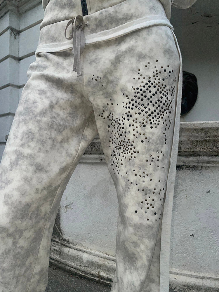 TexEvasion Rivet Patchwork Pants