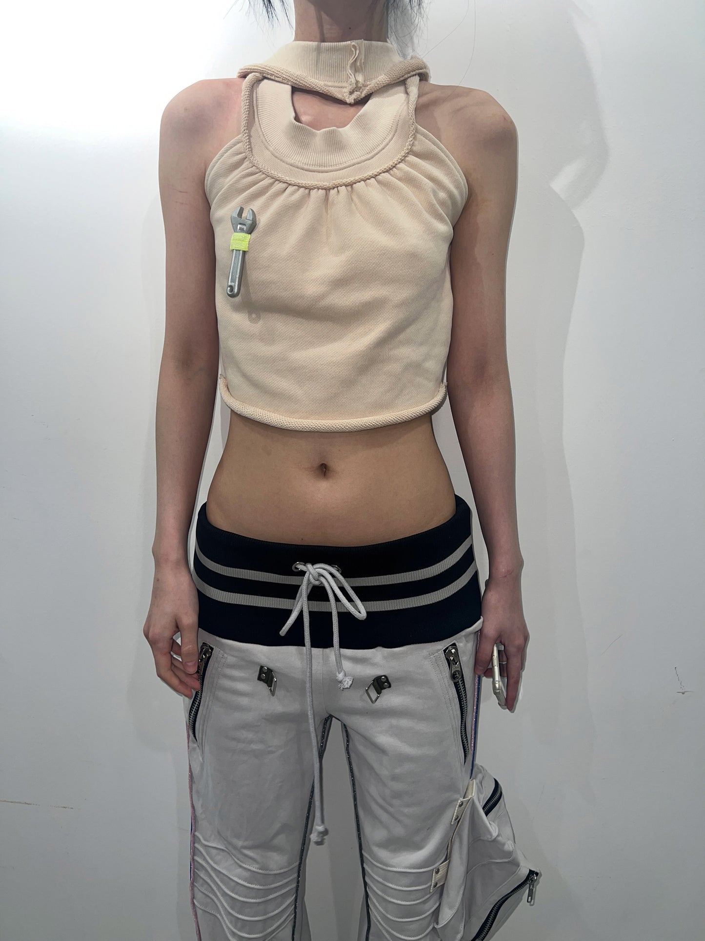 TexEvasion Wrench Decorative Choker Tank Top