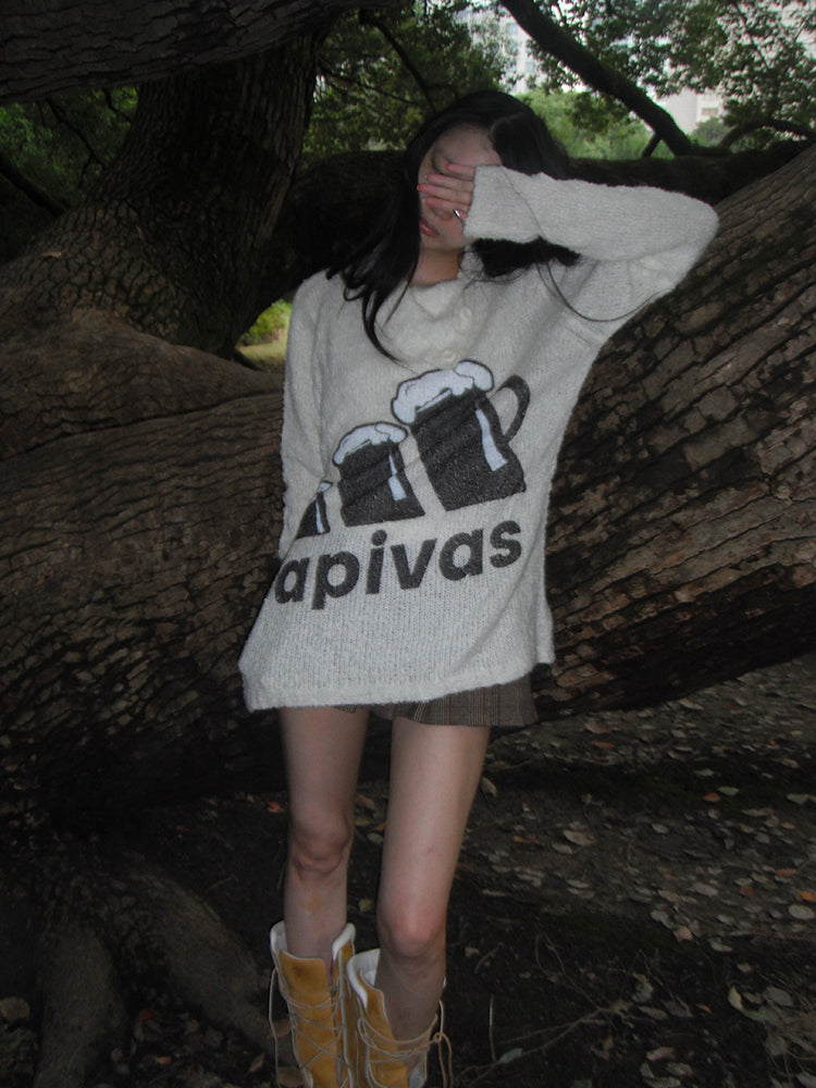 TexEvasion APIVAS Fun Print Sweaters