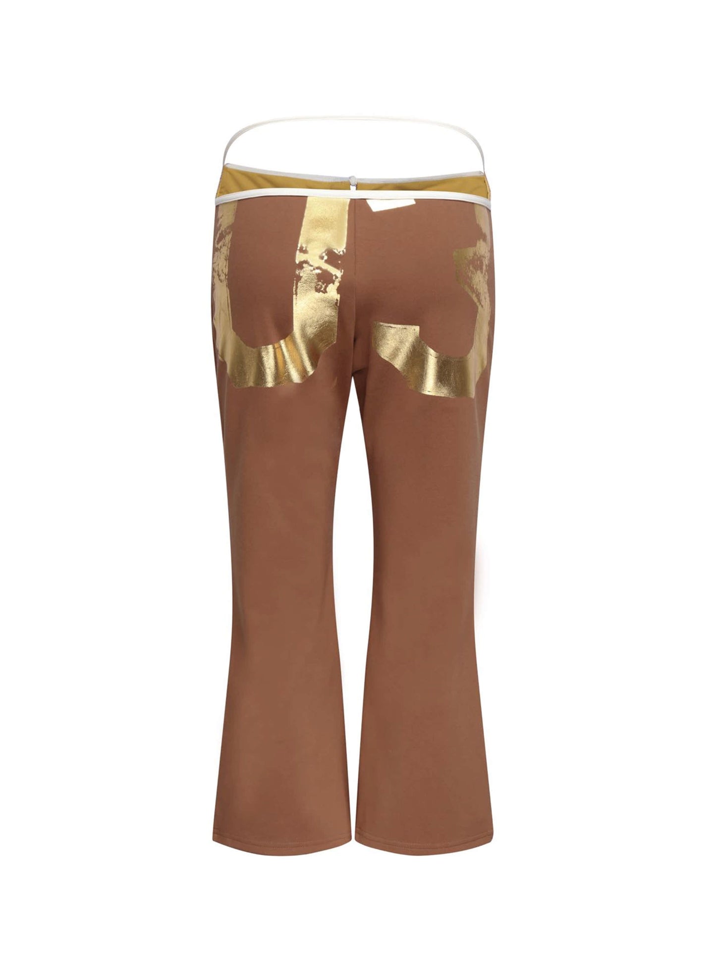 TexEvasion Gold Foil Printed Pants