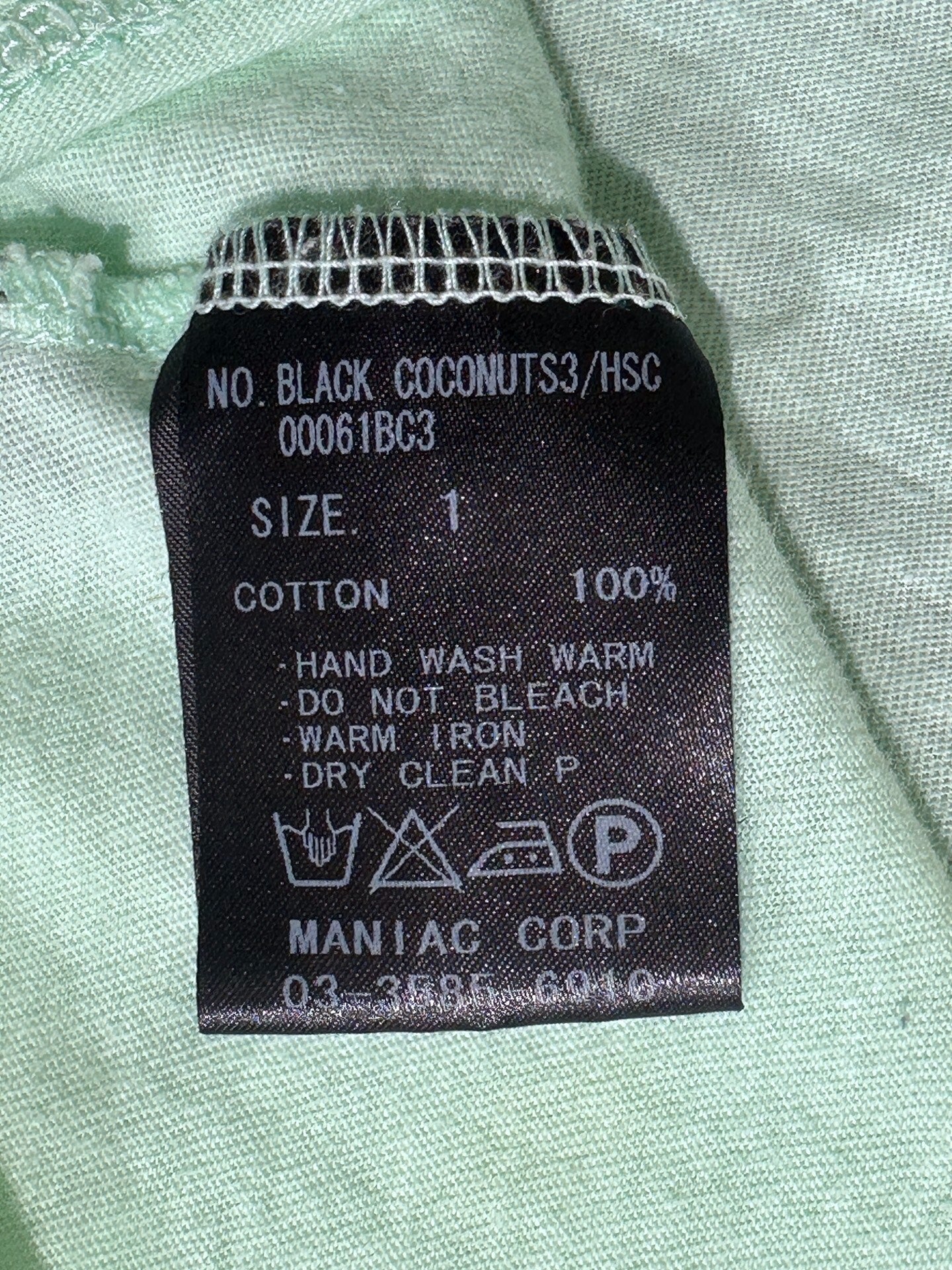 L.G.B BLACK COCONUTS Green T-SHIRT