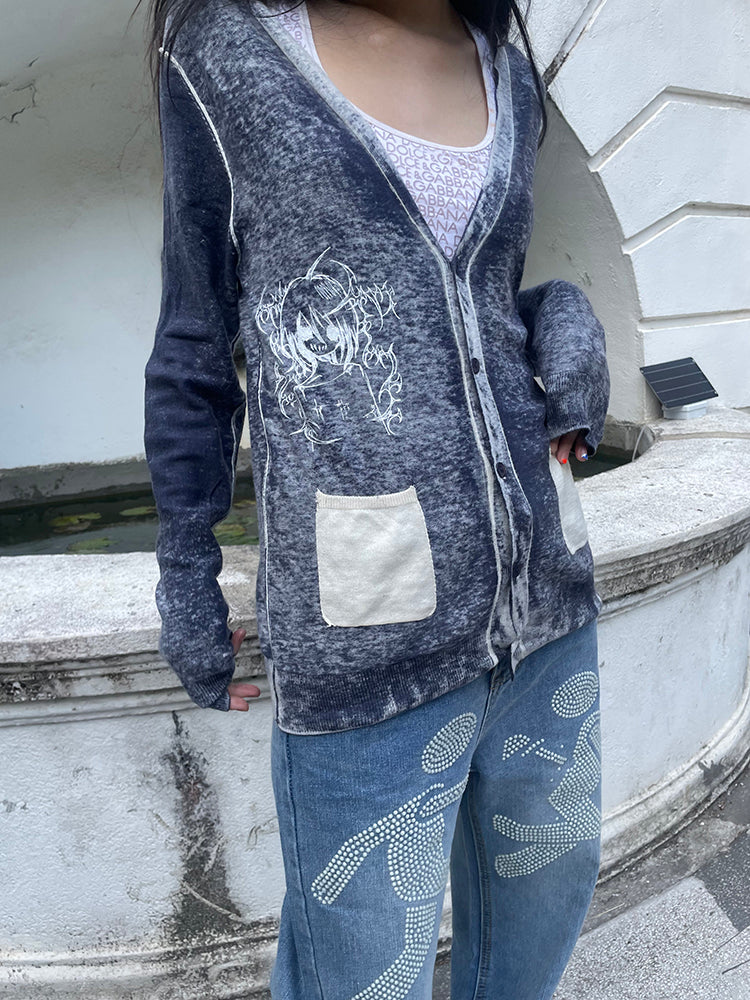 TexEvasion Patchwork Printed Sweaters
