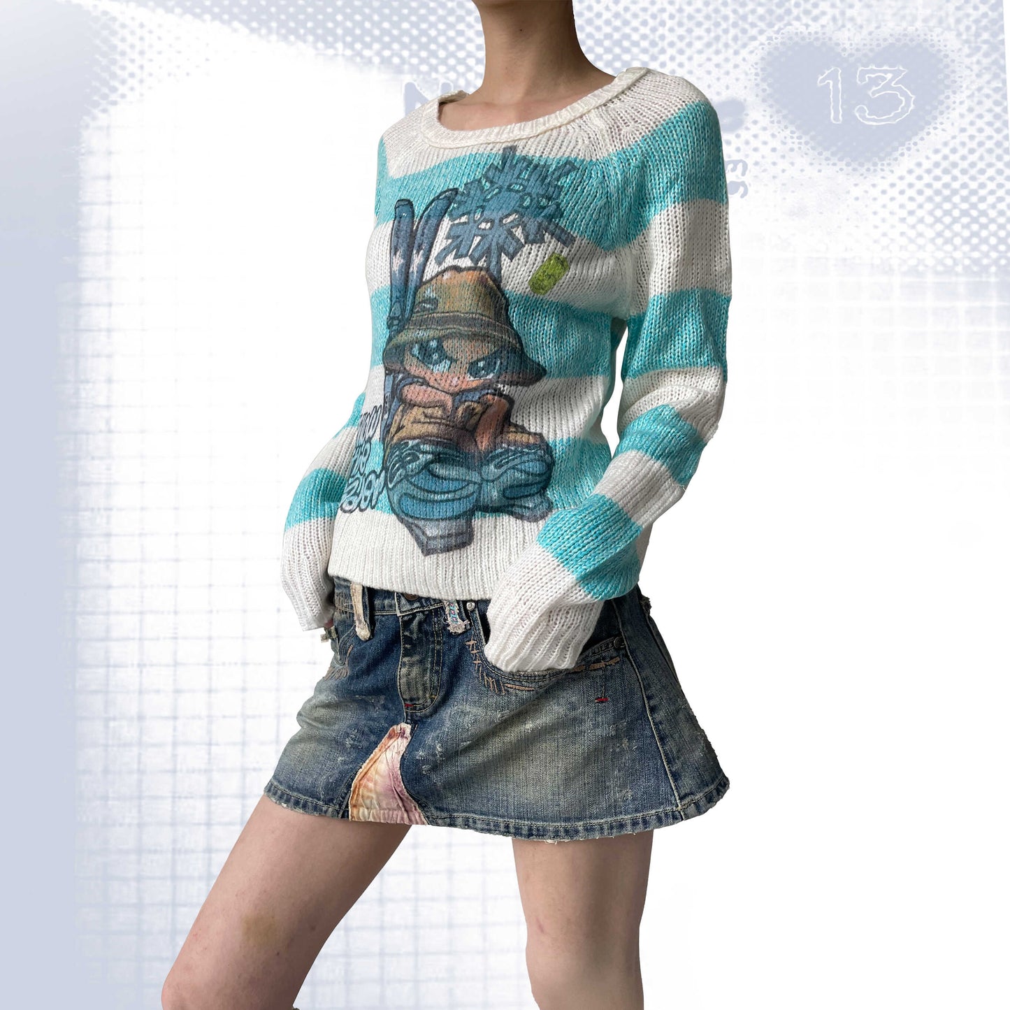 TexEvasion Knitted Printed Sweaters