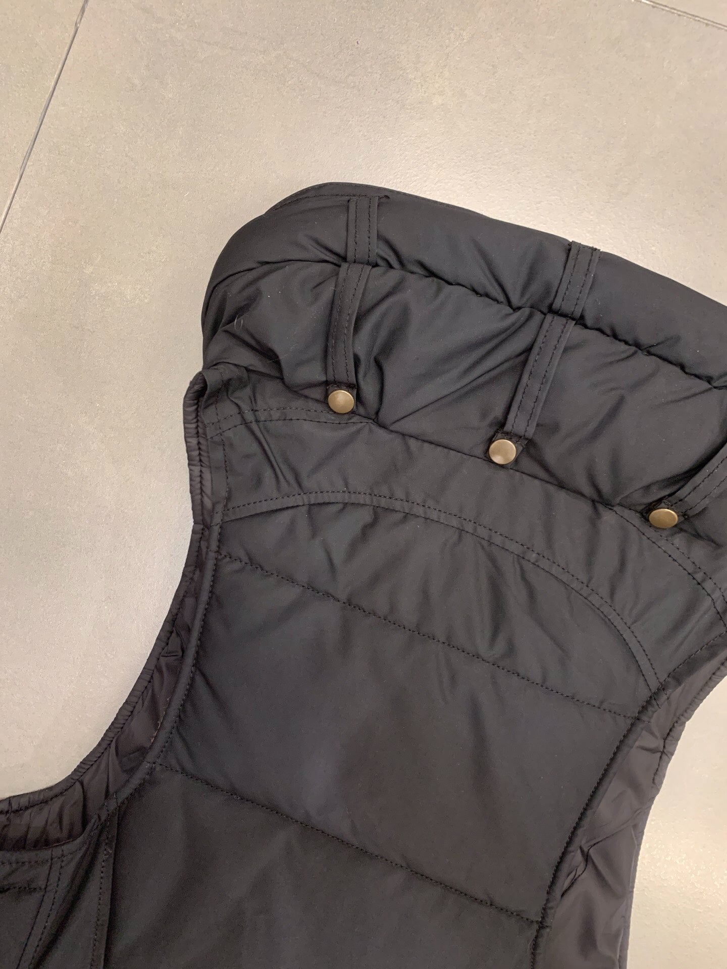 L.G.B Black Slim-Fit Padded Vest