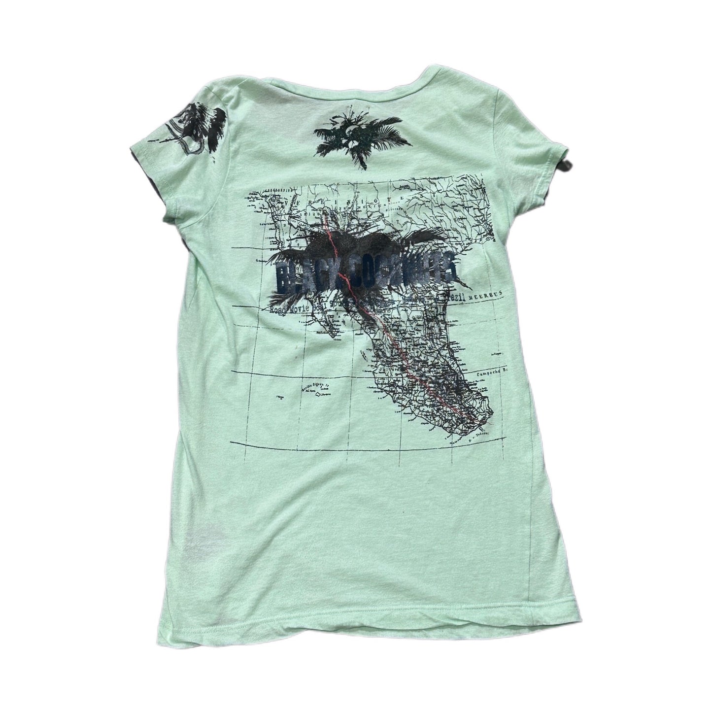 L.G.B BLACK COCONUTS Green T-SHIRT