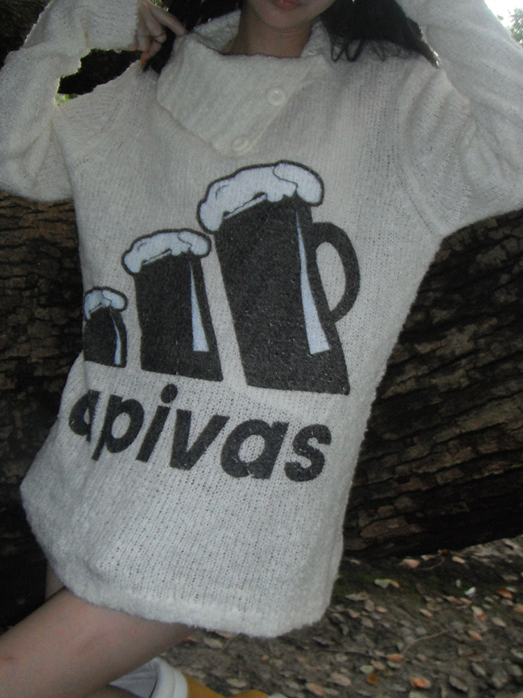 TexEvasion APIVAS Fun Print Sweaters