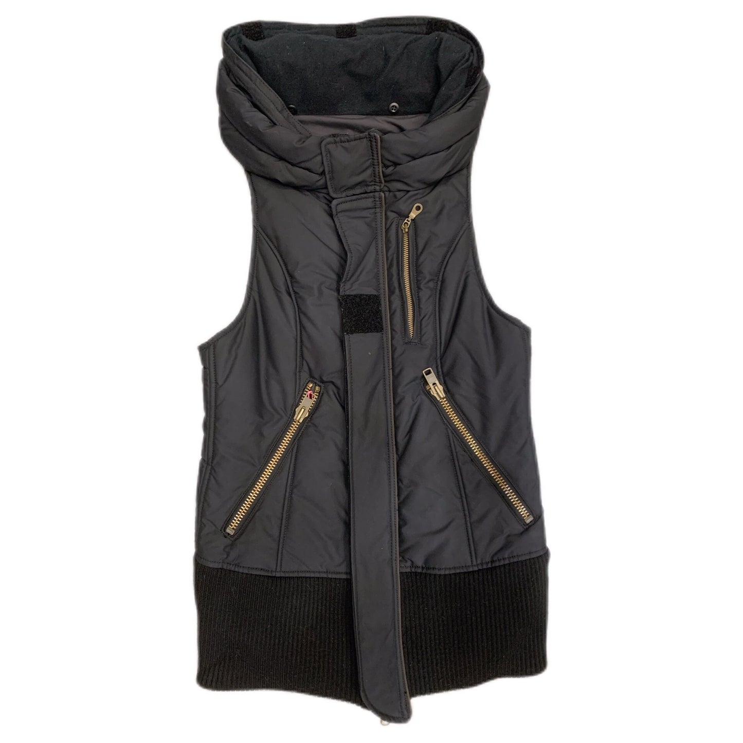 L.G.B Black Slim-Fit Padded Vest
