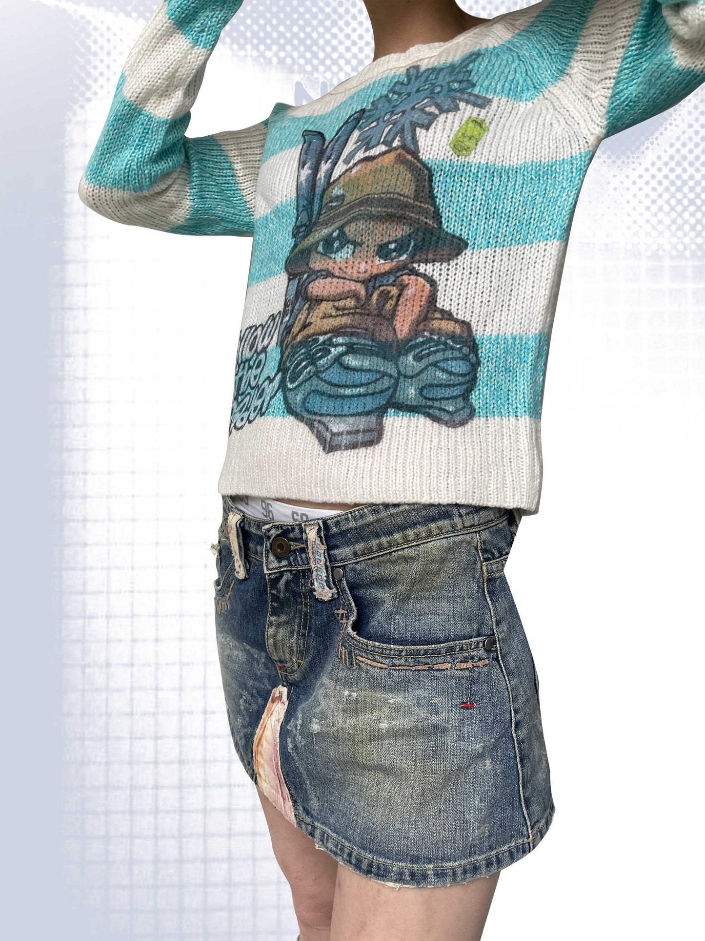 TexEvasion Knitted Printed Sweaters