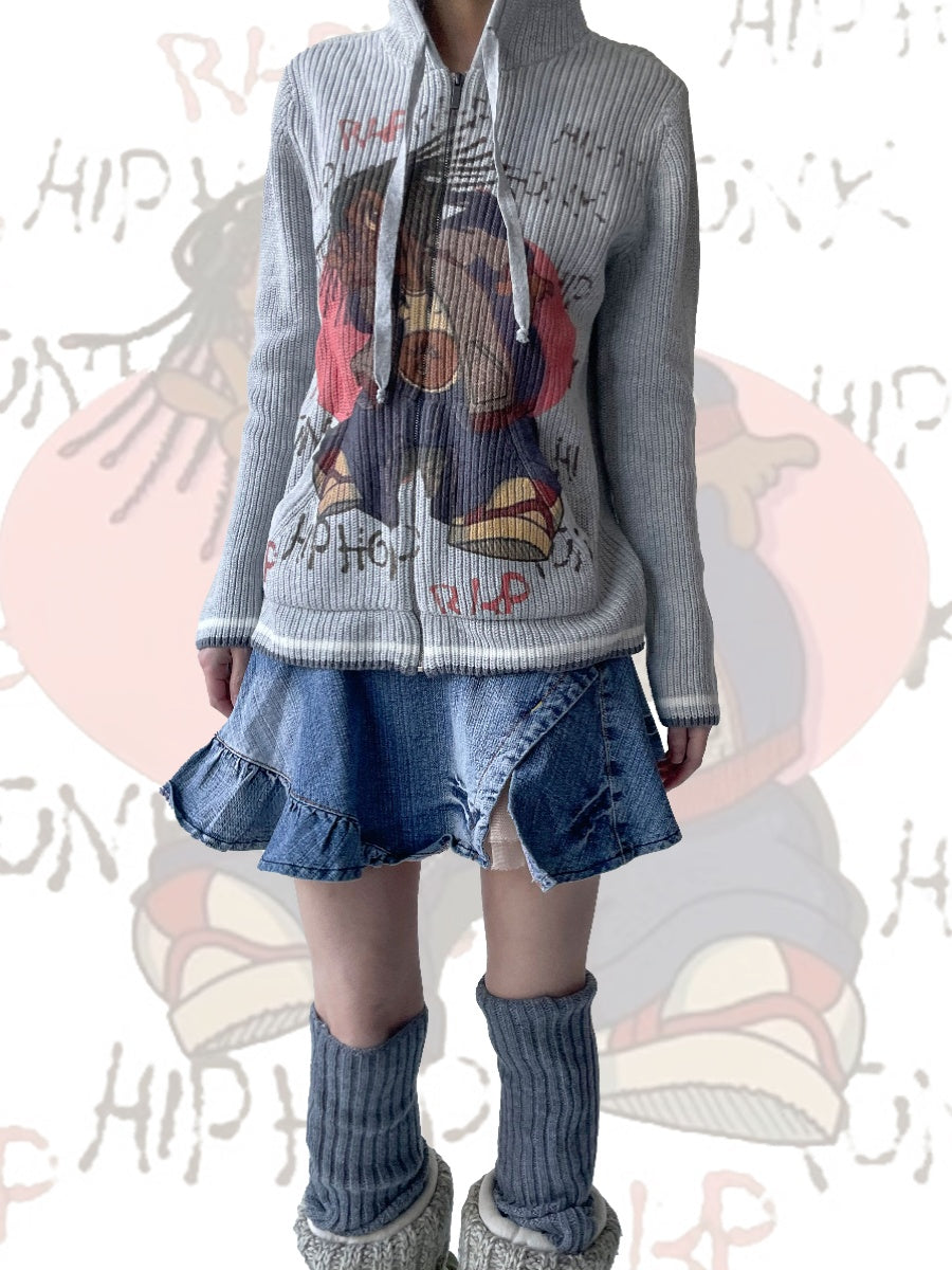 TexEvasion Knitted Printed Jacket