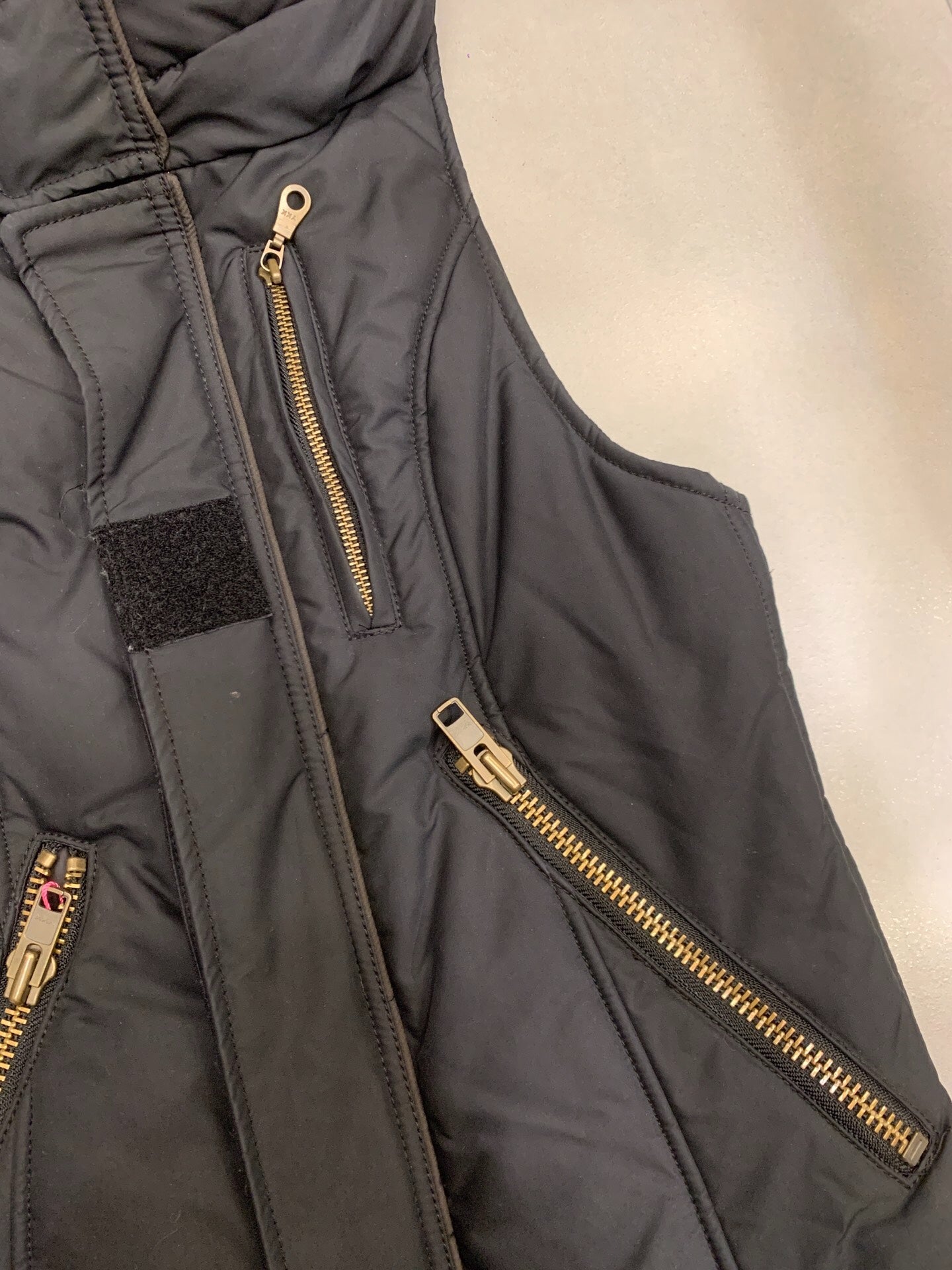 L.G.B Black Slim-Fit Padded Vest