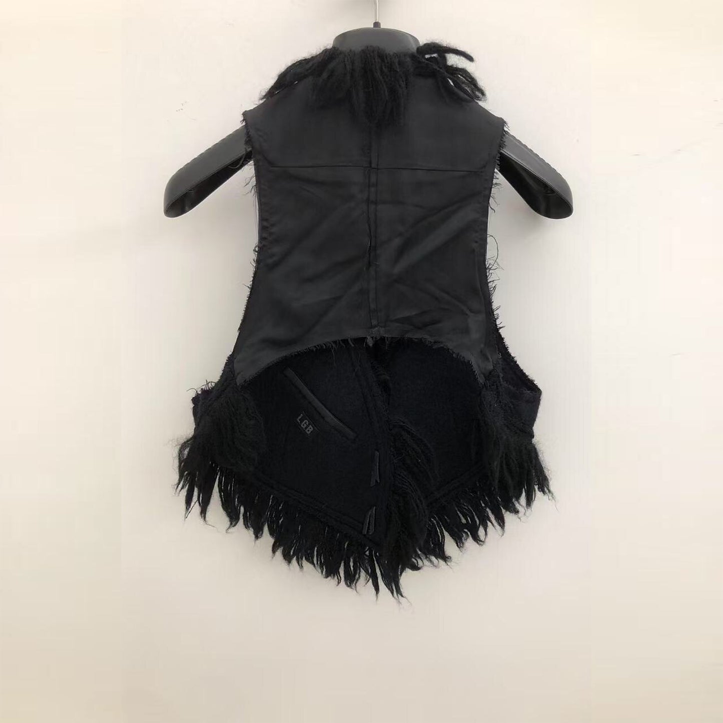 L.G.B Black Fringed Vest(Brand New)