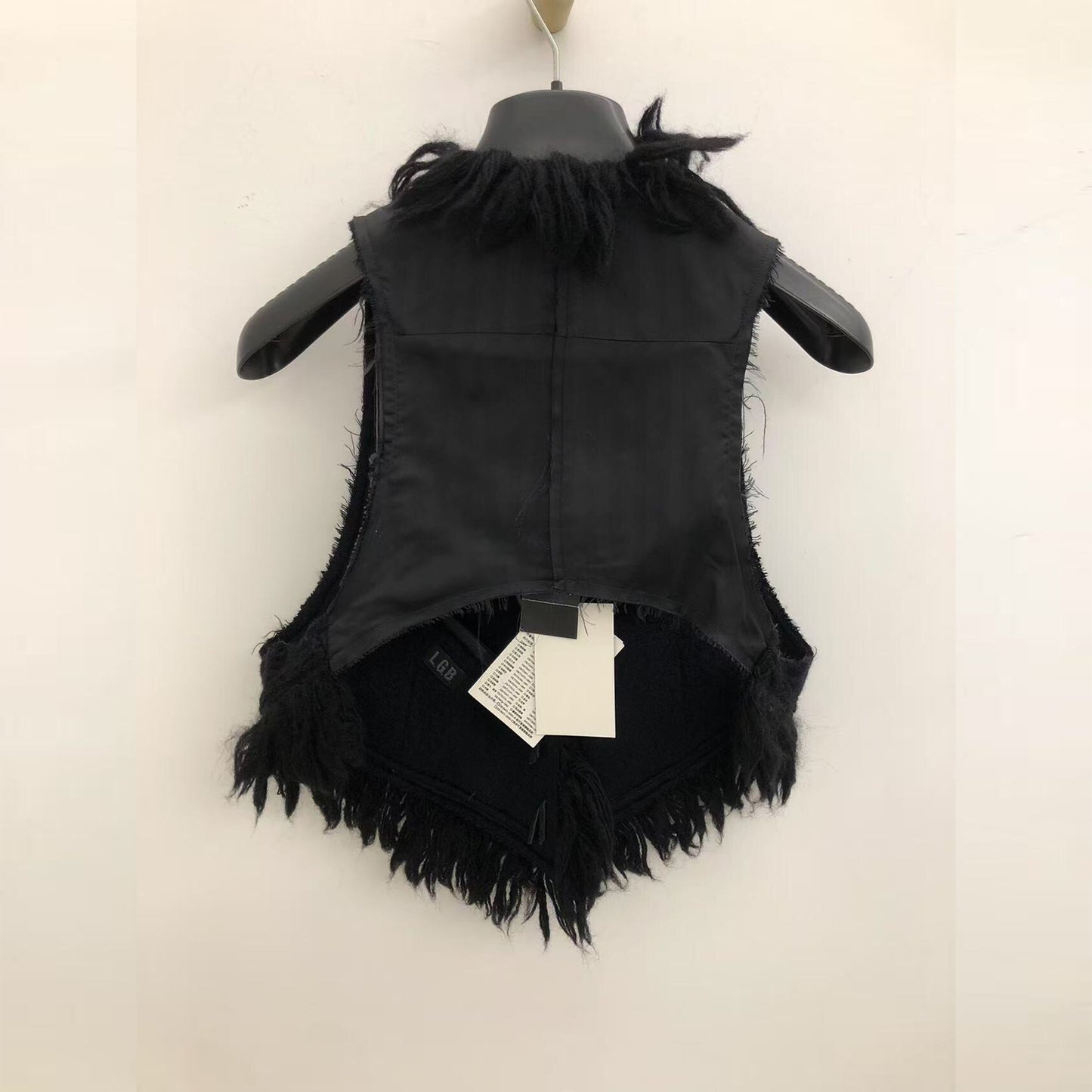 L.G.B Black Fringed Vest(Brand New)