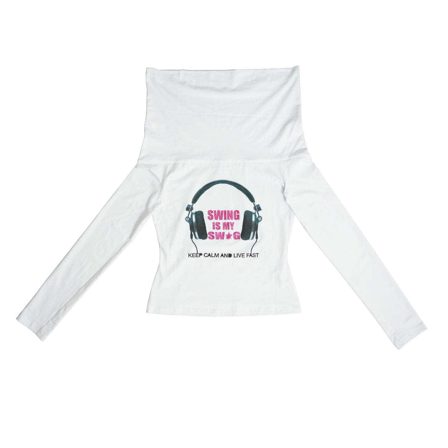 SWING UTOPIA Off-Shoulder Top