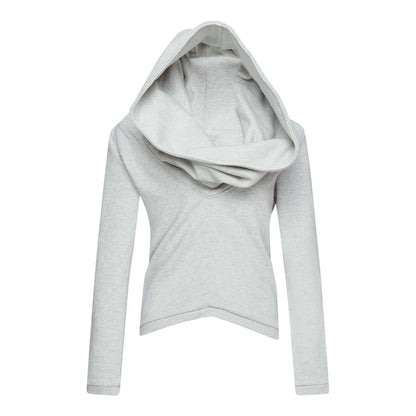 TE.COM Multi-Way Oversized Layered Collar Sweatshirt