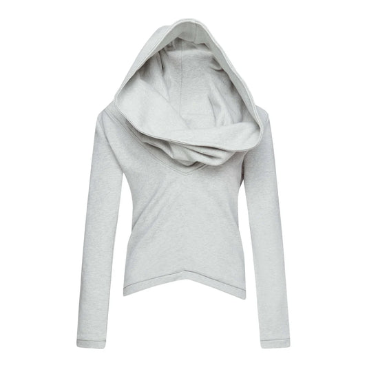 TE.COM Multi-Way Oversized Layered Collar Sweatshirt