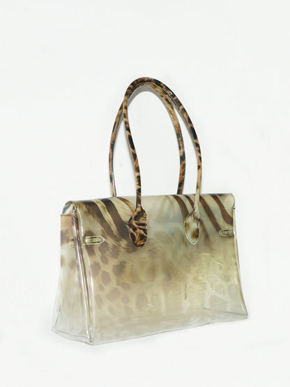 Zebra&leopard jellyfirkin bag（Pre-order: Ships in 15 days）