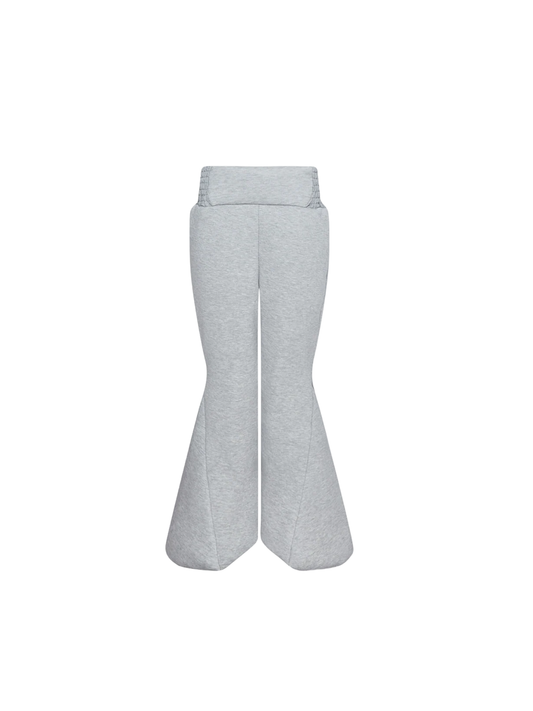 TE.COM Cotton-filled wide-leg flared pants