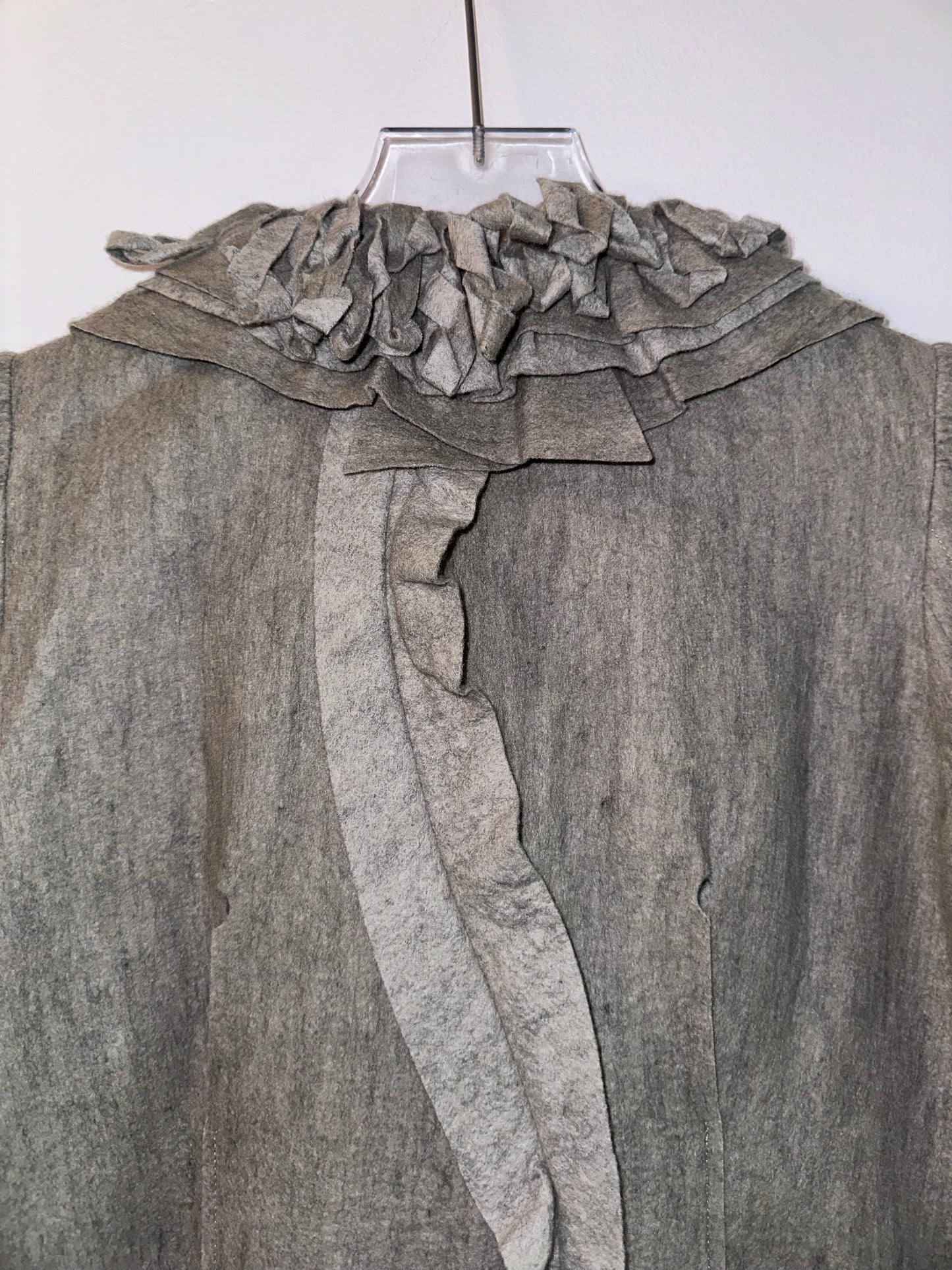 UNDERCOVER Ruffled Linen Shirt