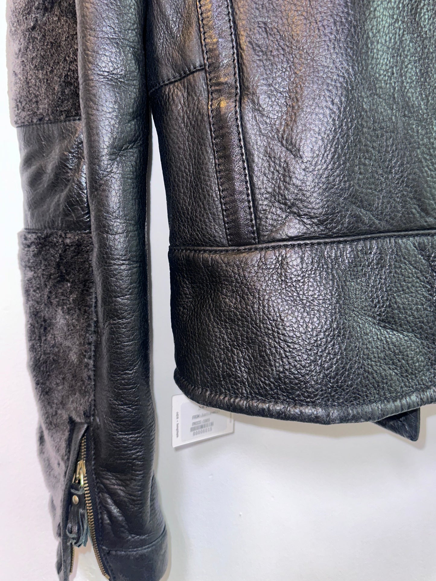 JUST CAVALLI Leather Biker Jacket