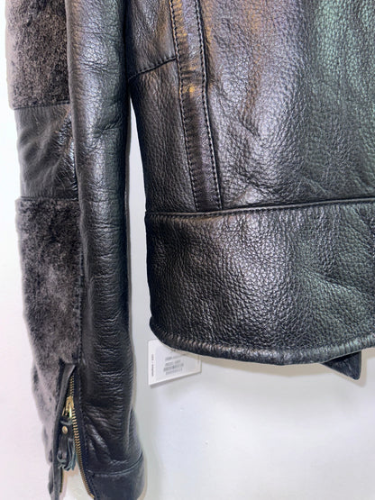 JUST CAVALLI Leather Biker Jacket