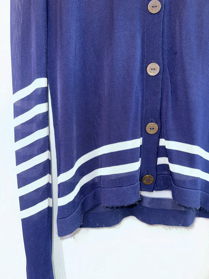 GAULTIER JUNIOR Navy Knit Sweatshirt — Nautical Style