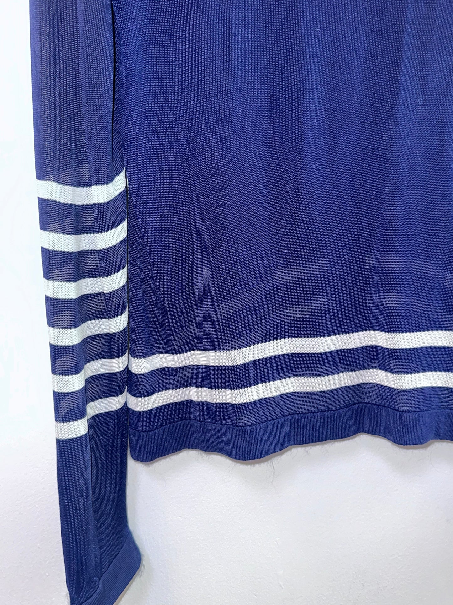 GAULTIER JUNIOR Navy Knit Sweatshirt — Nautical Style