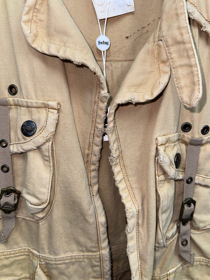 JUST CAVALLI Yellow Multi-pocket Jacket