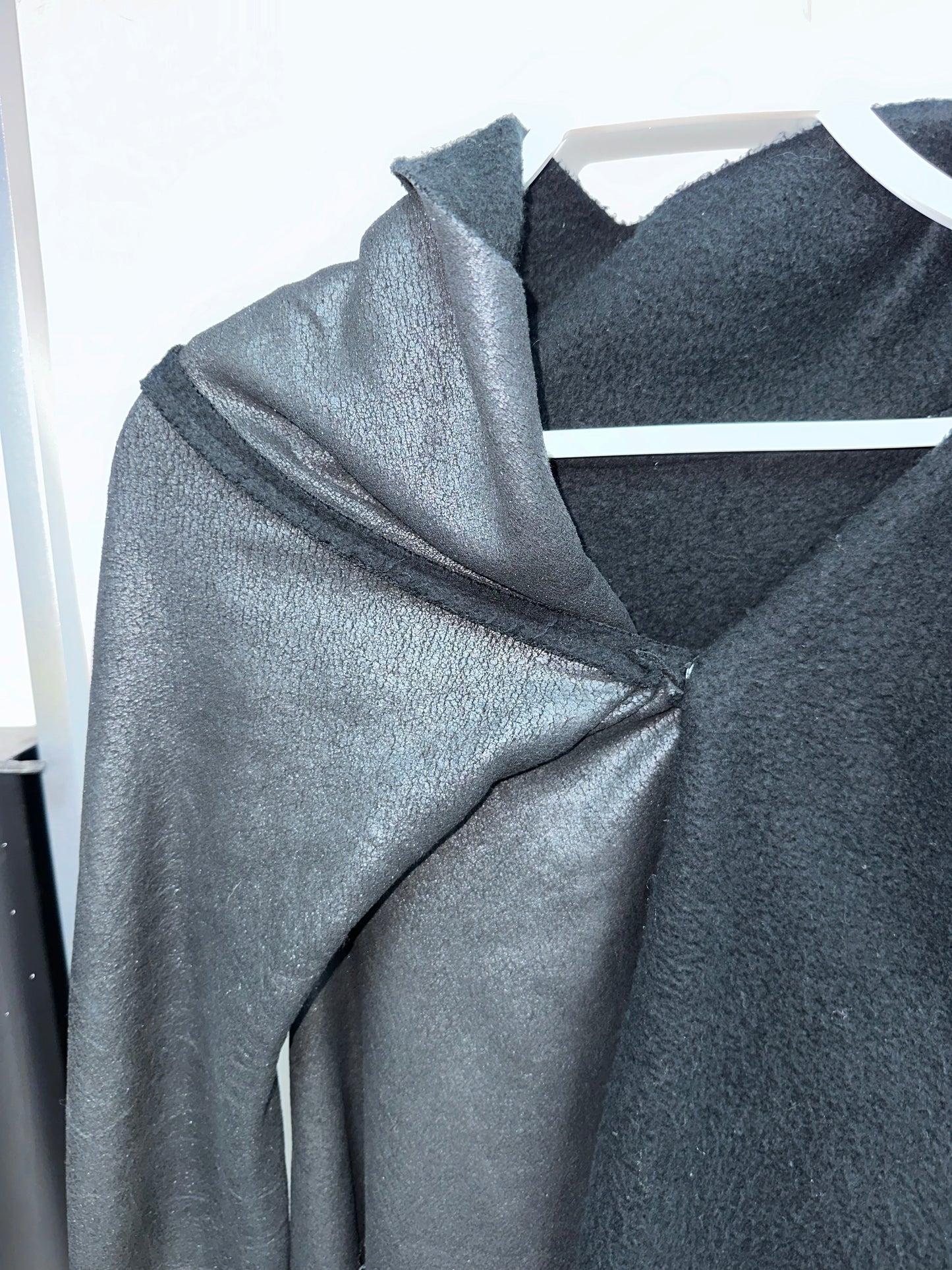 YOHJI YAMAMOTO Black Suede Leather Jacket