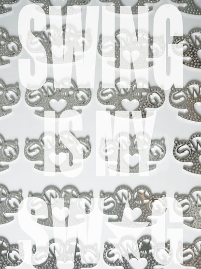 SWING UTOPIA Diamond-studded Knuckle Duster Necklace