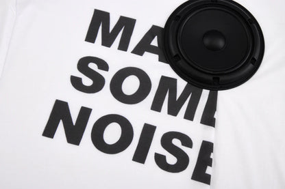 TE.COM“MAKE SOME NOISE” T-SHIRT
