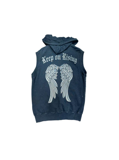 FAITH Gothic Rhinestone Dark-Style Vest