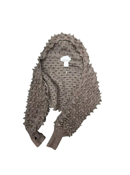 NOZOMI Brown Hedgehog Top