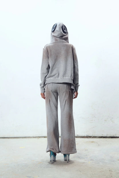 TE·COM Speaker Component Washed Hoodie
