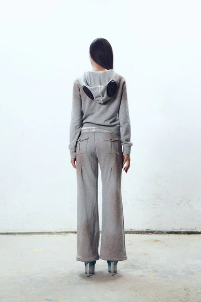 TE·COM Speaker Component Washed Hoodie