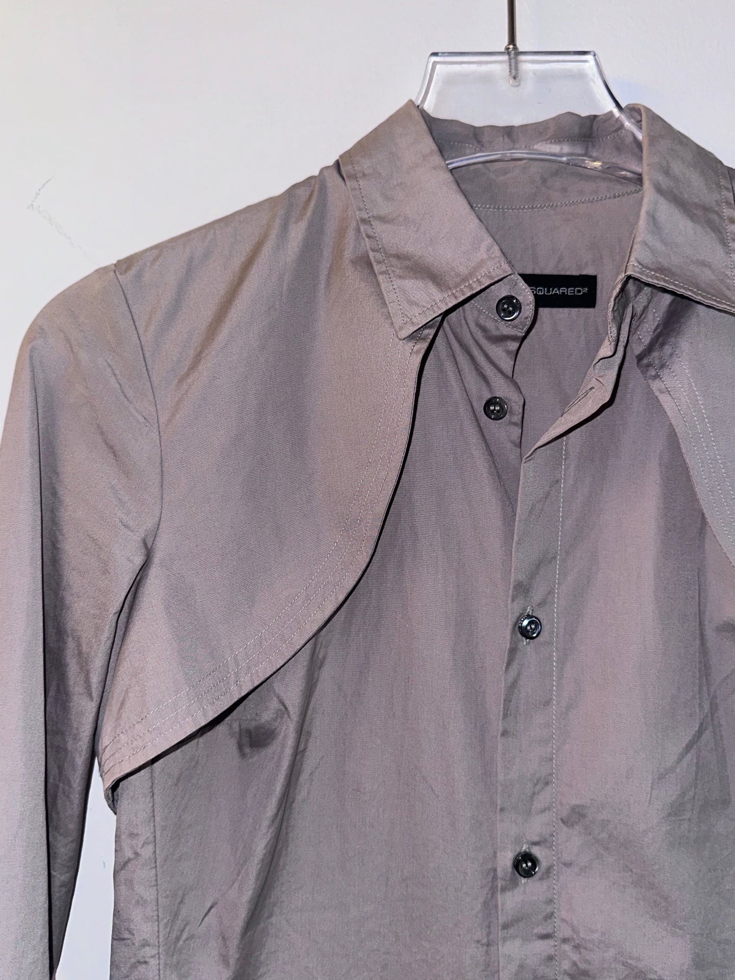 DSQUARED2 Grey Sculpted Shirt