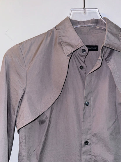 DSQUARED2 Grey Sculpted Shirt