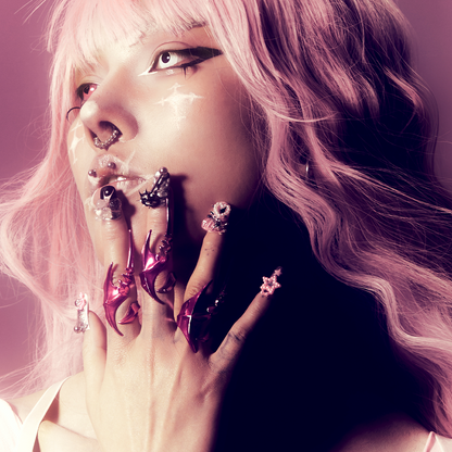 IIIMIII&SwIng “PINKEN THE ANGEL” heteromorphic Ring