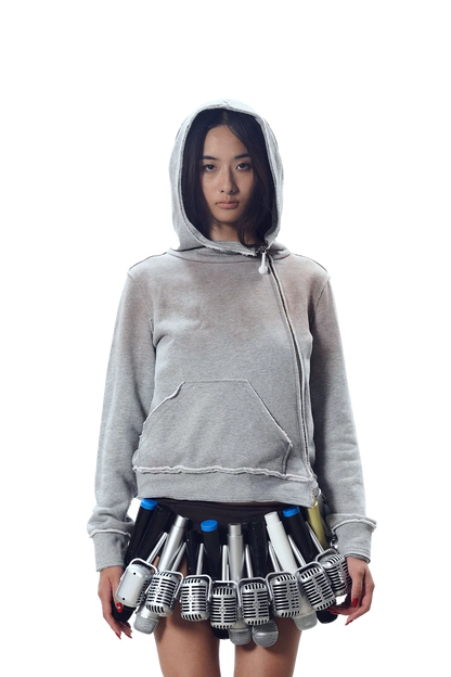 TE·COM Speaker Component Washed Hoodie