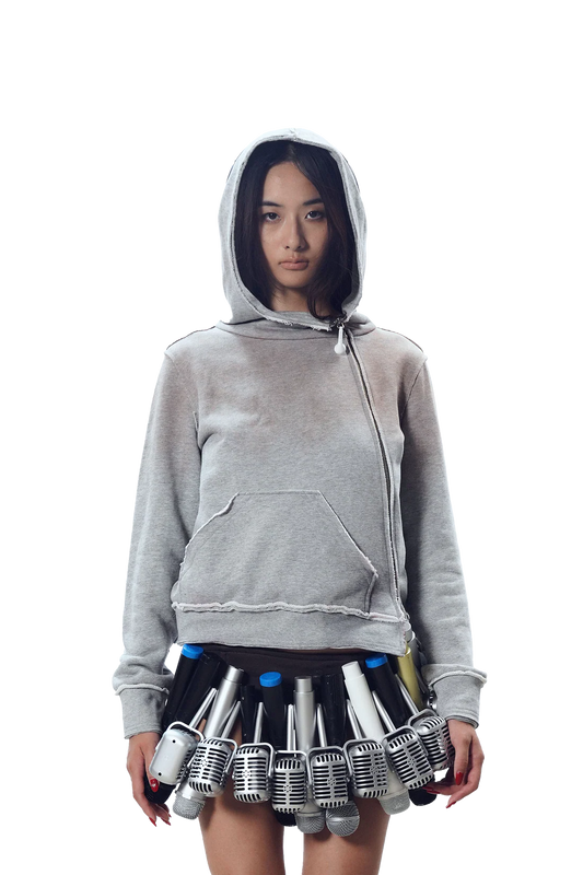 TE·COM Speaker Component Washed Hoodie
