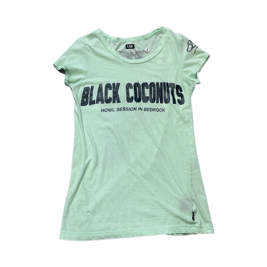 L.G.B BLACK COCONUTS Green T-SHIRT